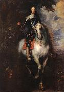 DYCK, Sir Anthony Van Equestrian Portrait of Charles I, King of England oil painting picture wholesale